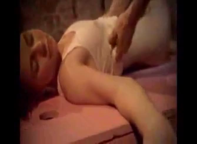 Video :Sleeping girl got raped by a horny big dick dude